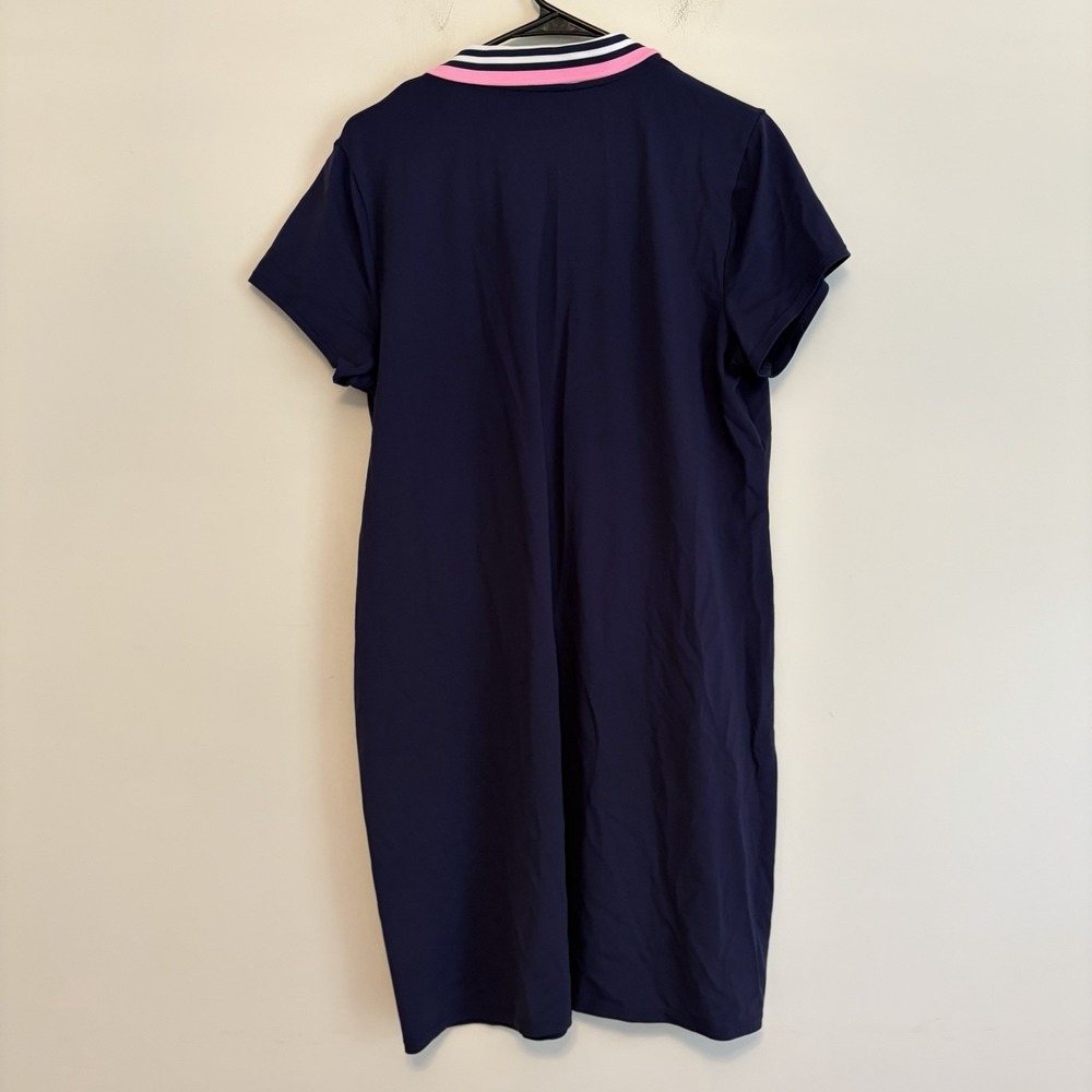 Lilly Pulitzer Luxletic XL Meryl Polo Dress Navy Athletic Tennis Golf Luxury - Picture 4 of 5